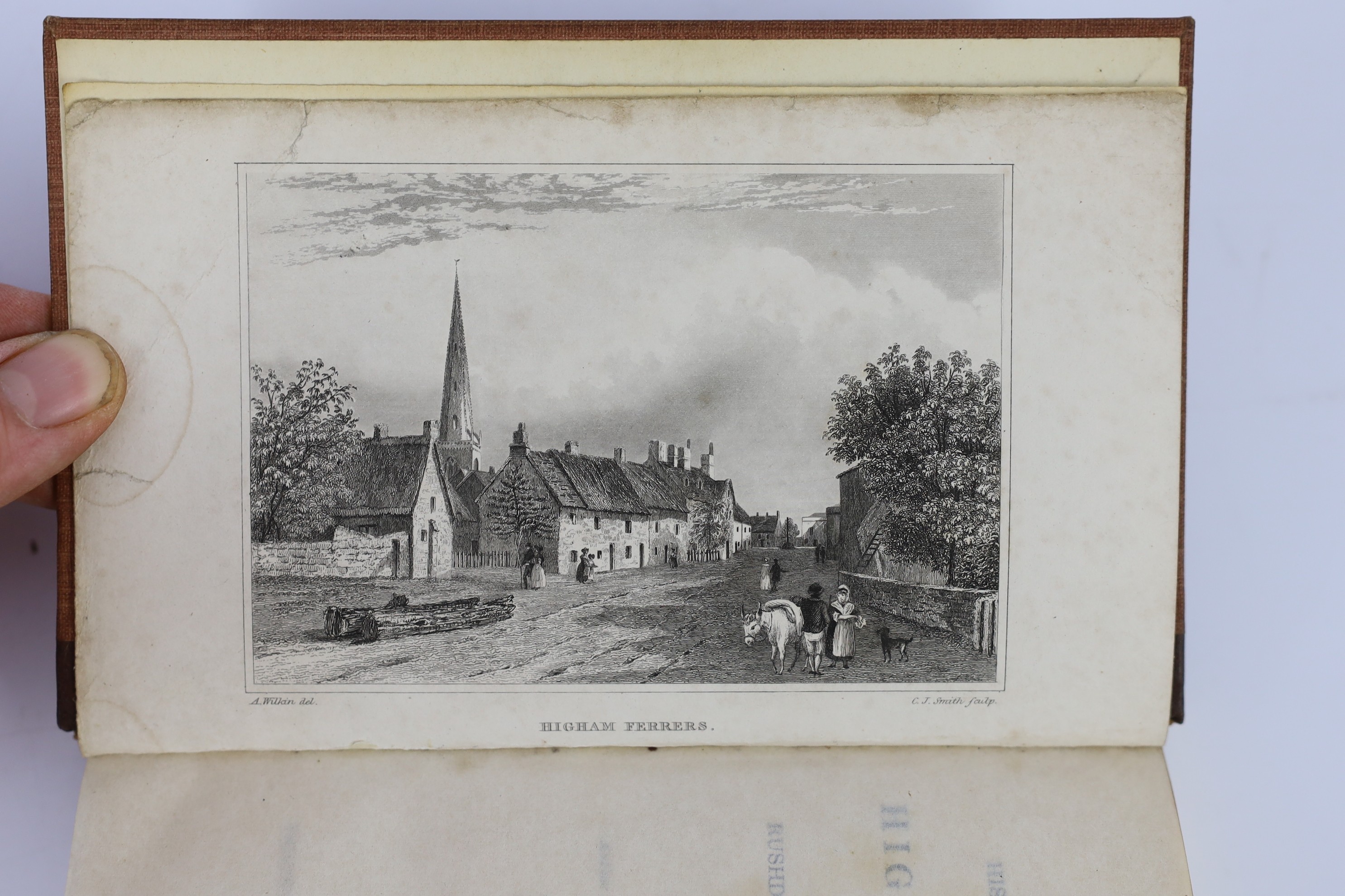 NORTHANTS: Hartshorne, Rev. Charles Henry - An Endeavour to Classify the Sepulchral Remains in Northamptonshire, or, a Discourse on Funeral Monuments....frontis. and 7 other plates, text engravings; original blind decora
